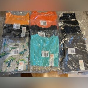 NWT Jumping beans 12mo boy summer bundle shorts, tees, tanks!